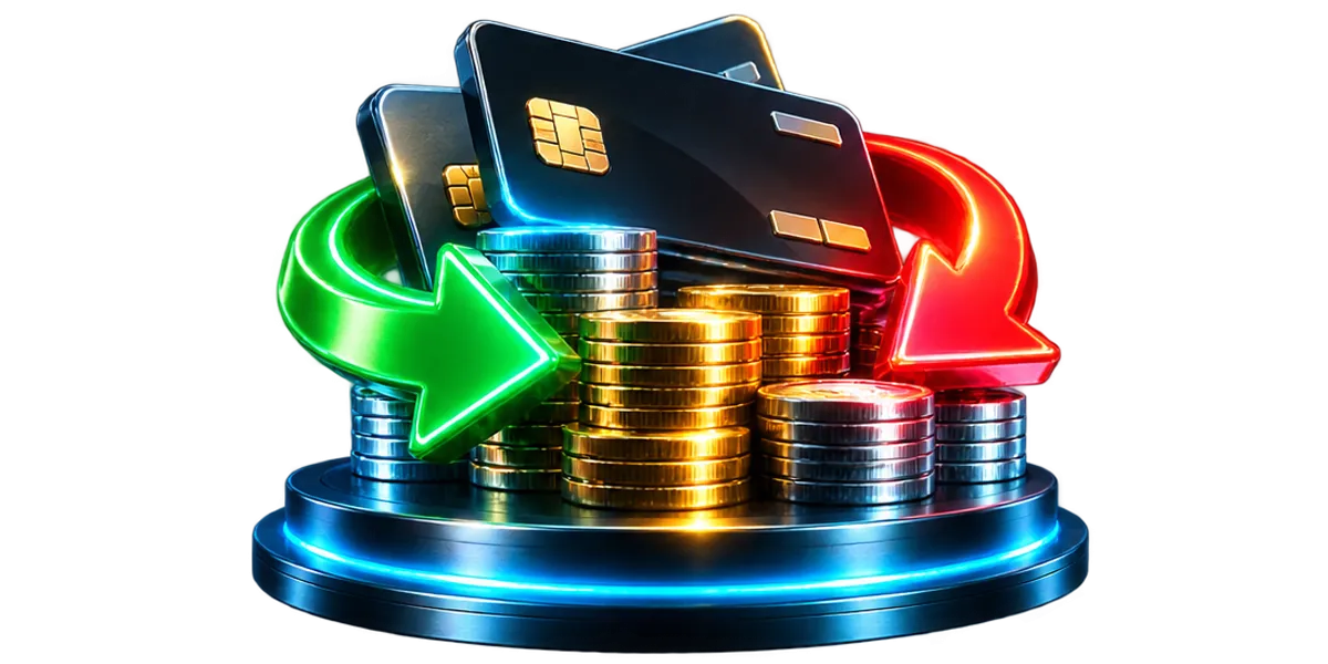خيارات متعددة للسحب والإيداع